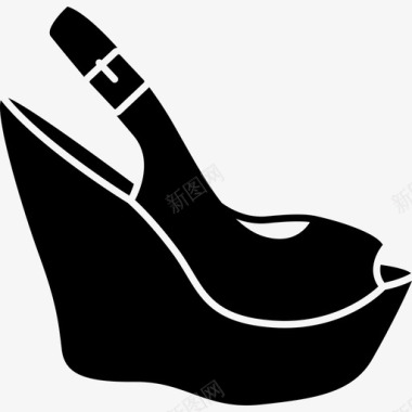 鞋时装女鞋图标图标