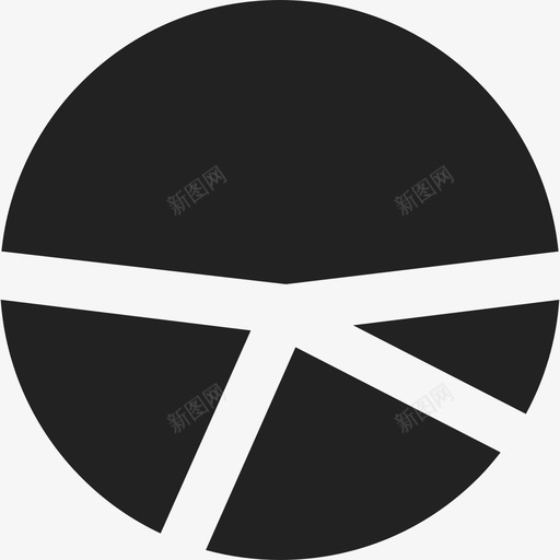 饼图圆圈业务ios7黑色图标svg_新图网 https://ixintu.com ios7黑色 业务 饼图圆圈