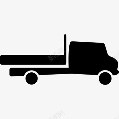 带货物运输工具带轮运输车图标图标