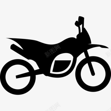 单摩托车运输带轮图标图标