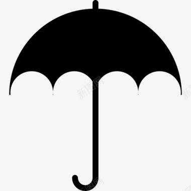 雨伞工具和用具生态图标图标
