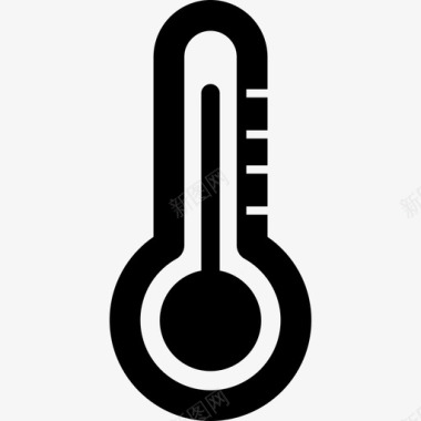温度计工具和器具生态图标图标