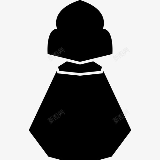 瓶黑色优雅的轮廓工具和器具时尚的图标svg_新图网 https://ixintu.com 工具和器具 时尚的图标 瓶黑色优雅的轮廓