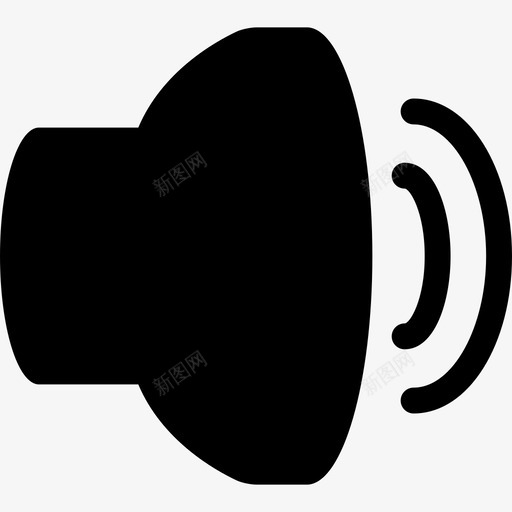 扬声器带声音音乐音乐和声音2图标svg_新图网 https://ixintu.com 带声音 扬声器 音乐 音乐和声音2