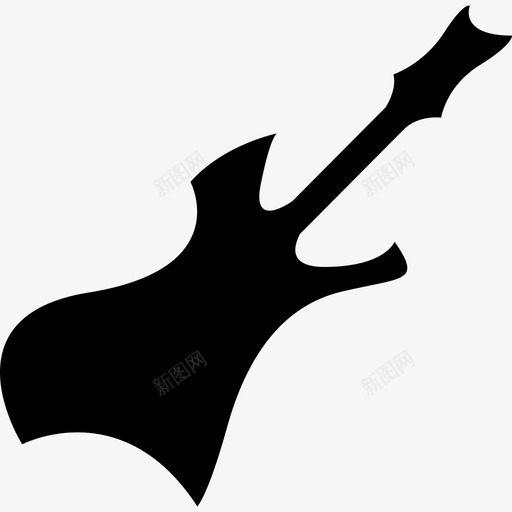 形状不规则的电吉他音乐音乐和声音1图标svg_新图网 https://ixintu.com 形状不规则的电吉他 音乐 音乐和声音1