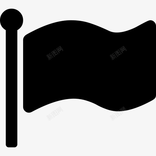 旗帜黑色形状字体很棒填充图标svg_新图网 https://ixintu.com 填充 字体很棒 旗帜黑色形状