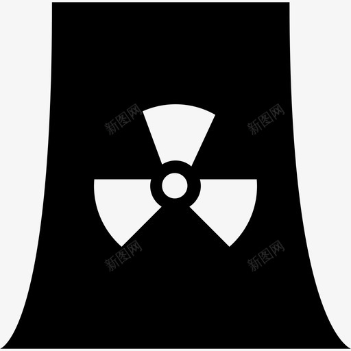 核电站建筑生态图标svg_新图网 https://ixintu.com 建筑 核电站 生态