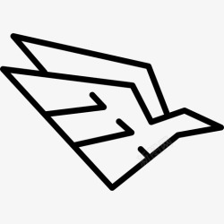 鹰的轮廓鹰在飞行轮廓动物图标高清图片