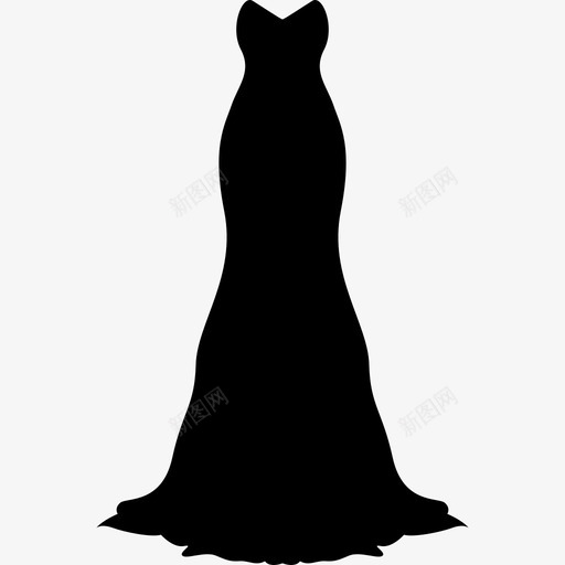 黑色长袍时尚时尚偶像图标svg_新图网 https://ixintu.com 时尚 时尚偶像 黑色长袍