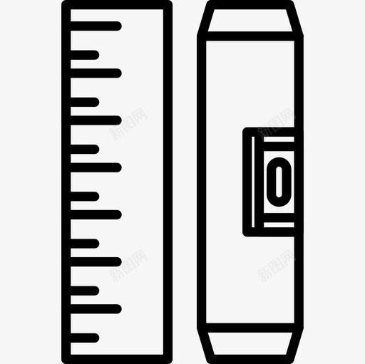 规则和水平工具和器具自己做图标svg_新图网 https://ixintu.com 工具和器具 自己做 规则和水平