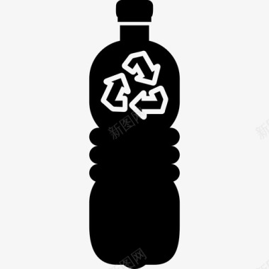 回收瓶工具和用具生态图标图标