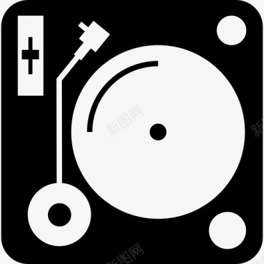 音乐复古光盘播放器音乐和声音2图标图标