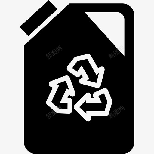 回收罐工具和用具生态图标svg_新图网 https://ixintu.com 回收罐 工具和用具 生态