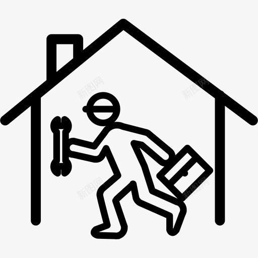 家里的修理工伙计们自己动手吧图标svg_新图网 https://ixintu.com 伙计们 家里的修理工 自己动手吧