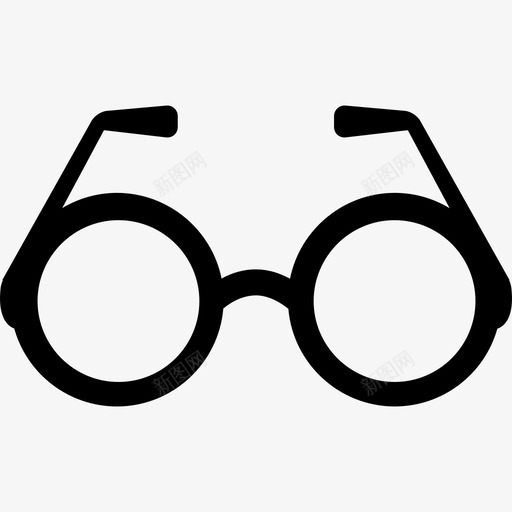 圆眼镜工具和用具时尚的图标svg_新图网 https://ixintu.com 圆眼镜 工具和用具 时尚的图标
