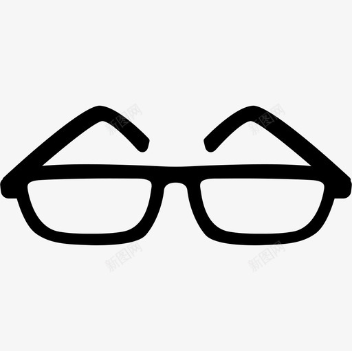 薄型眼镜医学的时尚的图标svg_新图网 https://ixintu.com 医学的 时尚的图标 薄型眼镜