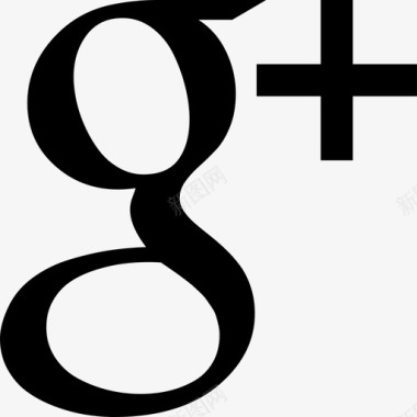 Google Plus符号字体很棒填充图标图标