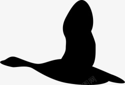 飞鹅鹅动物鸟图标高清图片