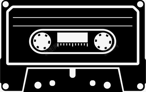 盒式磁带音乐旧学校图标svg_新图网 https://ixintu.com 唱片 复古 播放 收音机 旧学校 盒式磁带 磁带 音乐