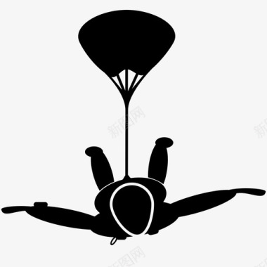 降落伞感觉堡垒自由图标图标