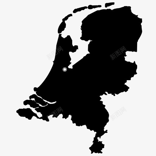 荷兰国家欧洲图标svg_新图网 https://ixintu.com 国家 地图 地点 地理位置 欧洲 荷兰