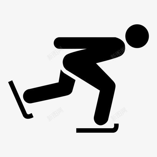 速度滑冰运动员滑翔图标svg_新图网 https://ixintu.com 人 冬奥会 奥林匹克 滑冰 滑翔 运动 运动员 速度滑冰