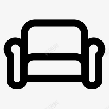 椅子家具房子客厅座位图标图标