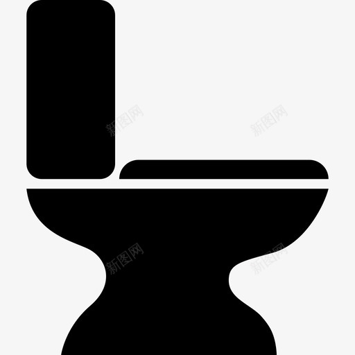 卫生间浴室马桶图标svg_新图网 https://ixintu.com 冲水器 卫生间 宝座 废物 水管 浴室 盥洗室 马桶