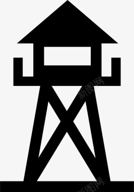 望塔监狱天文台图标图标