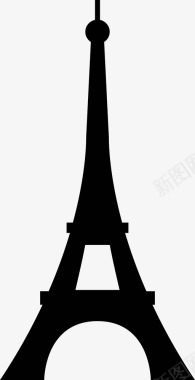 埃菲尔铁塔建筑景点法国历史图标图标
