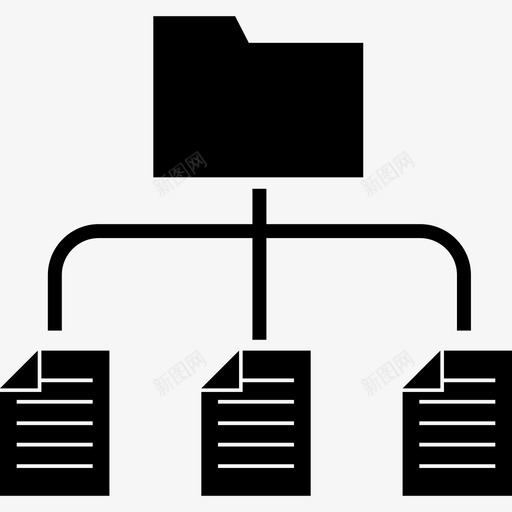 文件夹树搜索位置图标svg_新图网 https://ixintu.com 位置 分发 找到 搜索 文件 文件夹树 纸张 网络 订单