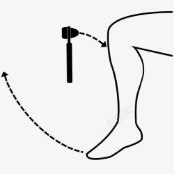 漩腿踢反射身体医生图标高清图片
