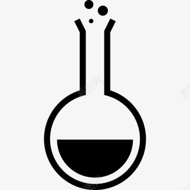 烧杯气泡化学图标图标