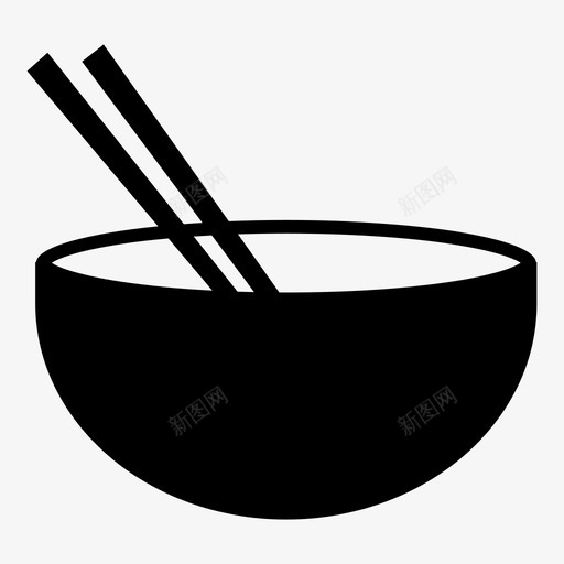 碗饮料筷子图标svg_新图网 https://ixintu.com 吃 烹饪 碗 筷子 面条 饭 饮料
