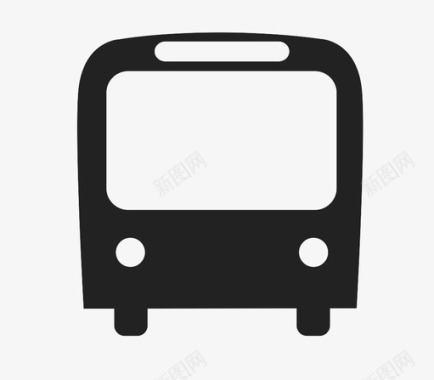公共汽车公共普尔曼交通图标图标