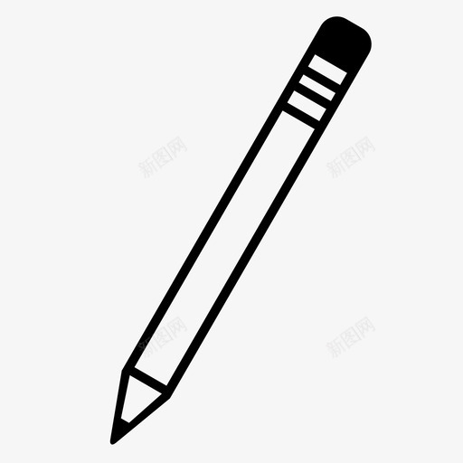 铅笔博客绘画图标svg_新图网 https://ixintu.com 写作 博客 散文 绘画 铅笔