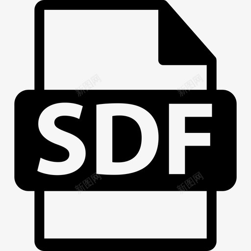 Sdf文件格式符号接口文件格式文本图标svg_新图网 https://ixintu.com Sdf文件格式符号 接口 文件格式文本