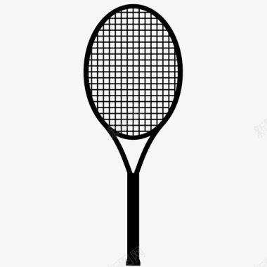 网球拍体育游戏图标图标