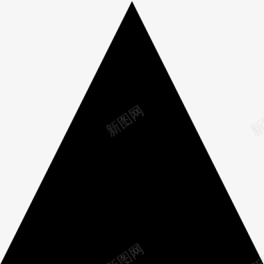 三角形几何金字塔图标图标
