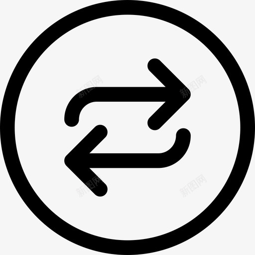 重复循环媒体重复按钮重复音乐图标svg_新图网 https://ixintu.com 媒体 循环 重复 重复按钮 重复音乐 随机播放