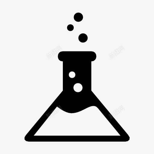 烧瓶烧杯设备图标svg_新图网 https://ixintu.com 实验室 烧杯 烧瓶 研究 科学 设备