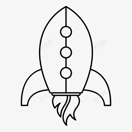 火箭飞船科学图标svg_新图网 https://ixintu.com 地球 探索 月球 火 火星 火箭 科学 轨道 阿姆斯特朗 阿波罗 飞船