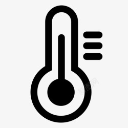 恒温器恒温器冷热图标高清图片