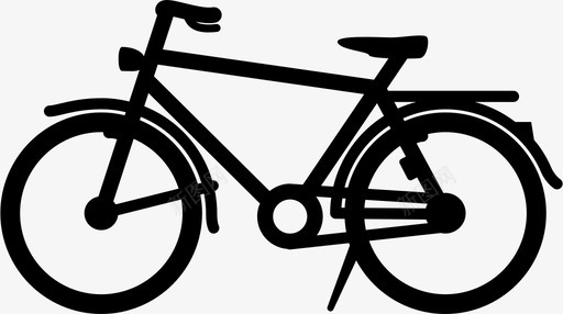 自行车骑车人男性图标图标