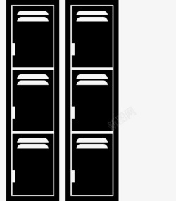 学校储物柜储物柜健身房学校图标高清图片