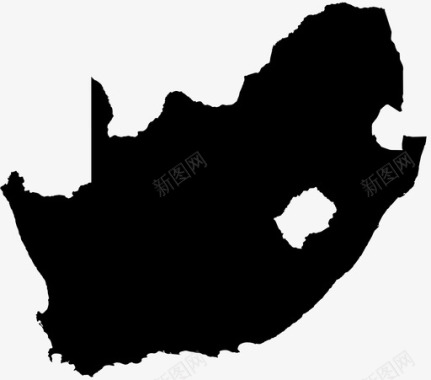 南非目的地地理位置图标图标