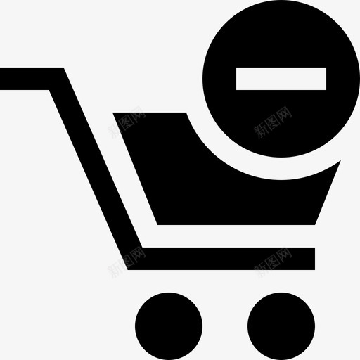 购物车市场礼物图标svg_新图网 https://ixintu.com 商店 市场 礼物 购物车 限制