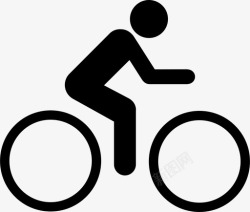 国家公园服务自行车自行车道国家公园服务图标高清图片