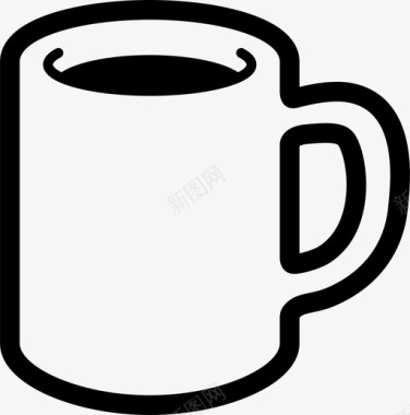 咖啡杯子饮料茶早餐图标图标