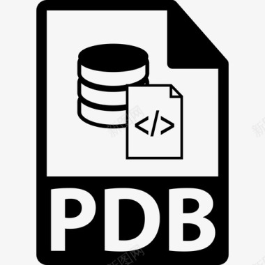 PDB文件格式变量界面文件格式图标图标